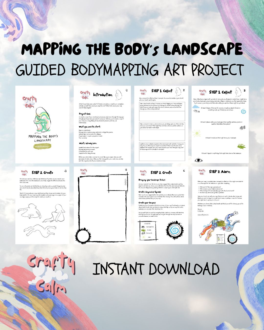 Expressive arts project printable PDF